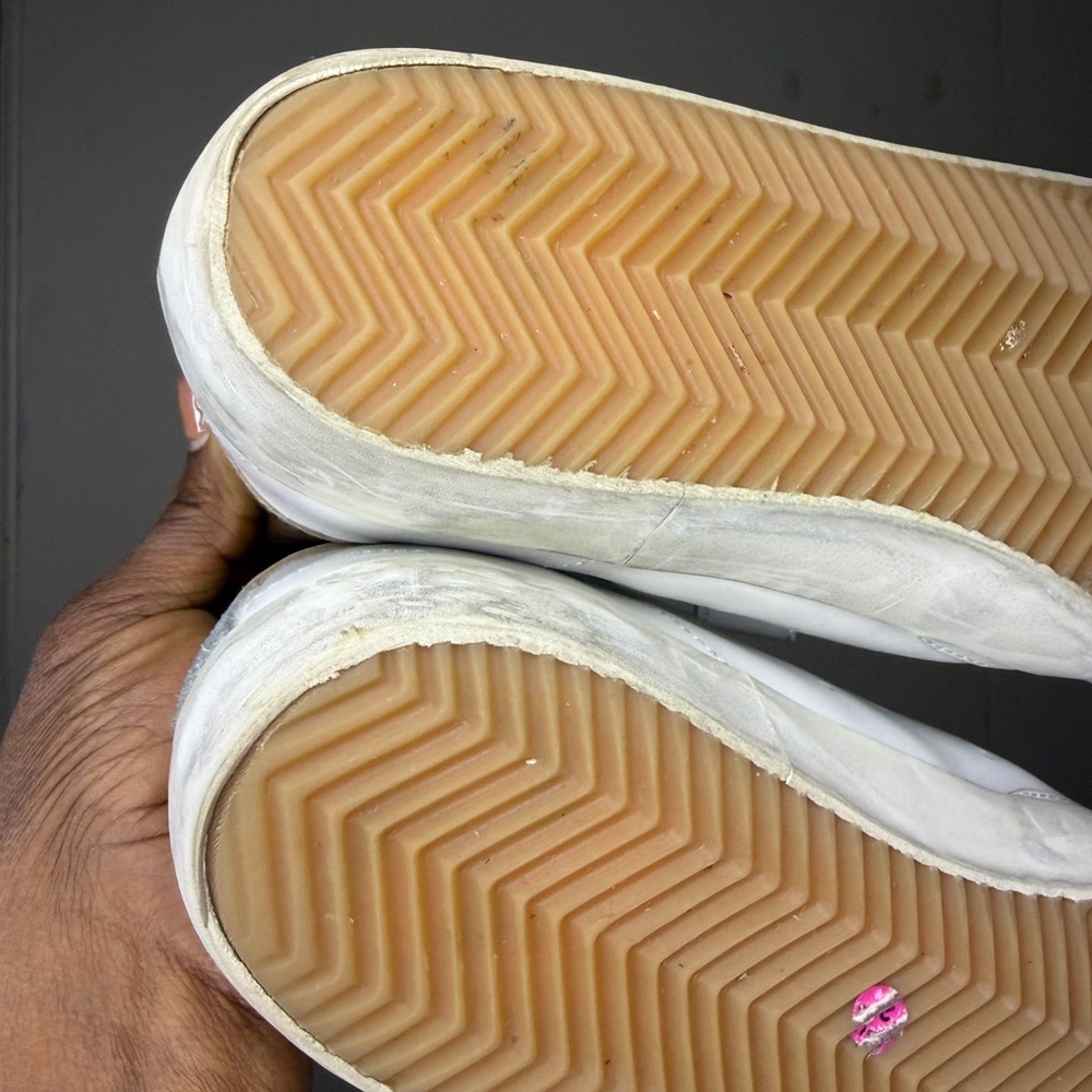 GOLDEN GOOSE White Old School Sneakers - Picture 13 of 16